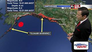 Magnitude 8.2 earthquake strikes Alaska, tsunami watch issued for US West Coast