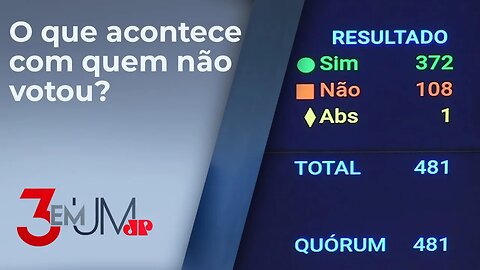 Deputados podem ter desconto de R$ 1.300 no salário por se abster em votação