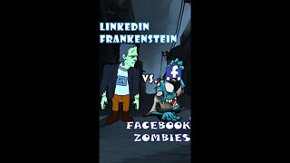 #LinkedIn Frankenstein vs. #Facebook Zombies | The McFuture w/Steve Faktor #shorts