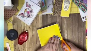 Learn how to make your own creative journal with Crafty Chica