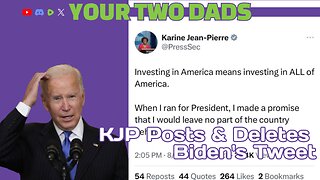 KJP Posts & Deletes BIDEN's Tweet