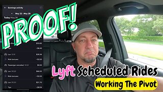 Working the Lyft Scheduled Rides Pivot | Uber Driver Lyft Driver