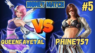Tekken 7 PC Sunday Money Match Tournament #5 QueenFayetal vs Phine757 #tekken7 #pcgaming