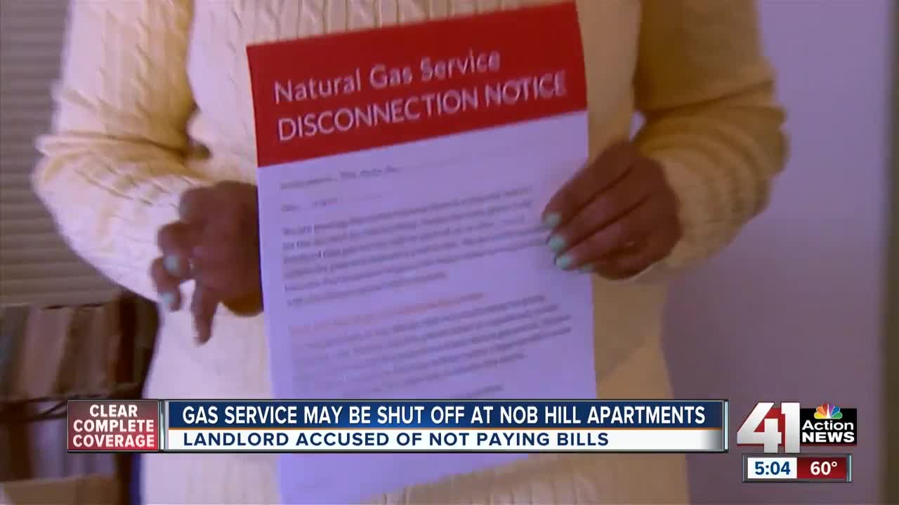 Gas disconnected at KC apartment complex due to unpaid bills