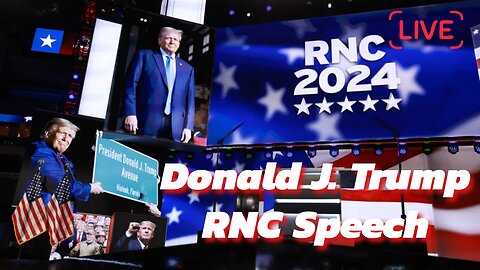 LIVE Donald J. Trump 1st Speech After Being Shot | RNC Speech Day 4