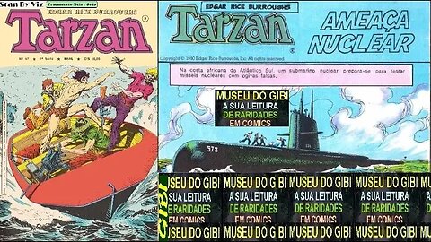 TARZAN FORMATINHO 67 A AMEAÇA NUCLEAR #gibi #comics #quadrinhos #hitorieta #museusogibi