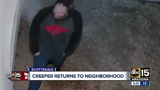 Scottsdale family concerned over second 'Peeping Tom' incident