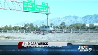 Westbound I-10 reopens at Palo Verde after injury wreck closure