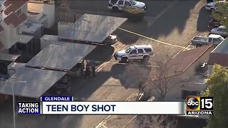 Teenager seriously hurt in Glendale shooting
