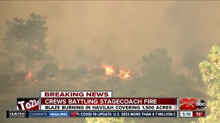 KCFD works overnight to fire Stagecoach Fire