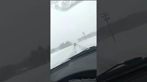 Dangerous Minnesota Roads in The Winter (White Out)