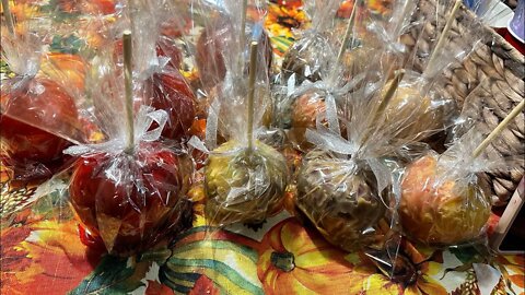 Fall Candy Apples 🍎 🍏 Part 1