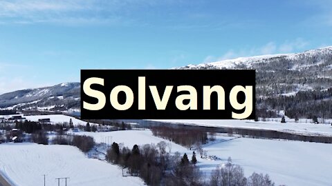 Drone over Solvang, kort versjon 09.03.2021