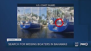Search for missing boaters