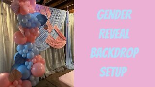 Gender Reveal Setup