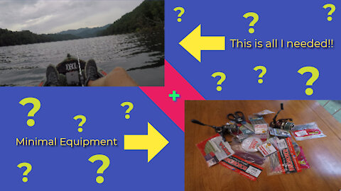 Figuring out LAKE NANTAHALA with Minimal Equipment — Fishing LAKE NANTAHALA