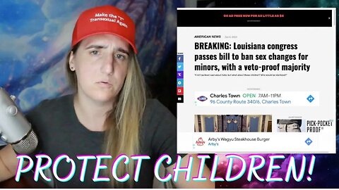 Trans Woman Reacts: Louisiana Bans Sex Changes for kids