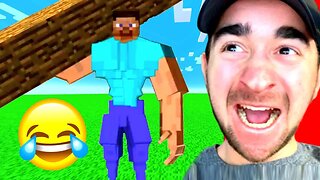 Impossible YOU LAUGH = DELETE MINECRAFT Challenge!