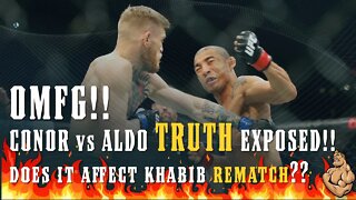NEW INFO Reveals the TRUTH About Conor vs Aldo!! (How will this affect Khabib vs Conor 2??)