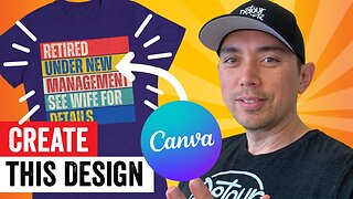 Easy Canva T-Shirt Design Tutorial for Beginners | Simple Vintage Line Design for Print on Demand