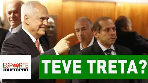 Teve TRETA? Leco se desentende com vice em REUNIÃO no SPFC!