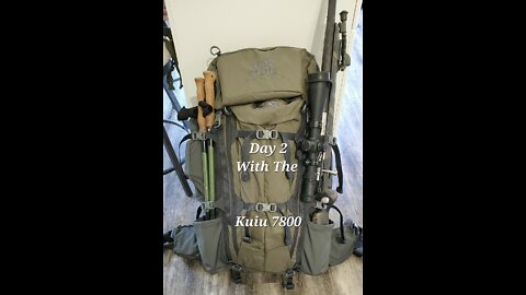 Day 2 with Kuiu's 7800 Pro Pack