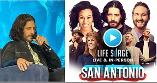 Jonathan Roumie at Life Surge San Antonio Texas-Video footage with him-enjoy guys