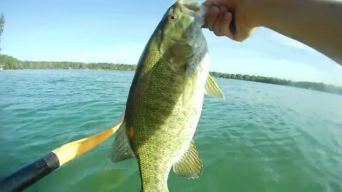 Catching Some Bass: Kayak fishing