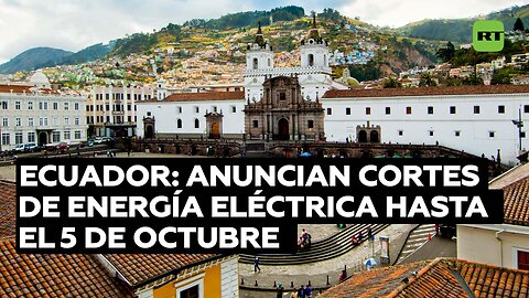 Se anuncian en Ecuador cortes de electricidad