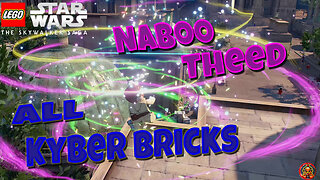 All Kyber Bricks on Naboo - Theed. Lego Starwars Skywalker Saga.