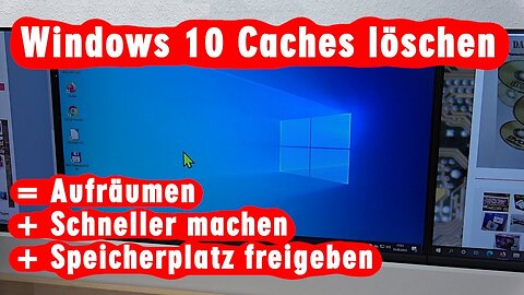 Windows 10 optimieren,12 Caches löschen,schneller machen,viel Speicherplatz freigeben@Tuhl Teim