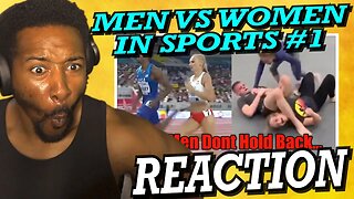 WHAT DID THEY EXPECT?! | MEN VS WOMEN IN SPORTS #1 | REACTION!!!