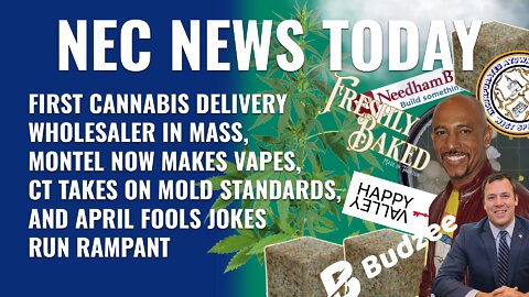 First Delivery Wholesaler, Montel Makes Vapes, CT Sets Mold Standards, April Fools Jokes Run Rampant