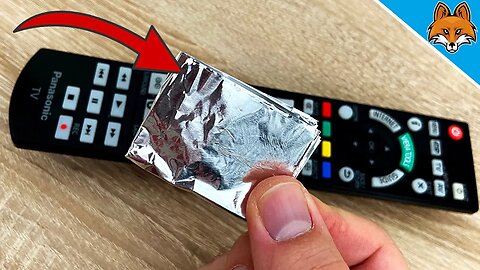 THATS why you should put a piece of Aluminum Foil in the Remote Control 💥