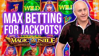 High Limit Magic Of The Nile Slots ✦ Max Betting For Jackpots!