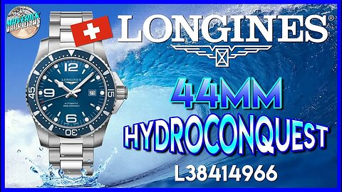 Shiny Swiss Diver! | Longines Hydroconquest 300m 44mm Automatic Diver L38414966 Unbox & Review