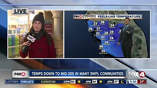 Dangerous Cold Has Moved Into Southwest Florida