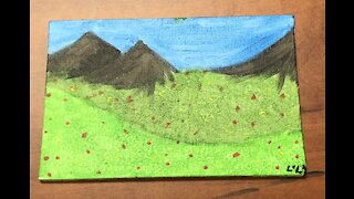 Lily's Paints Episode One: Mountains and Hills (Landscape)