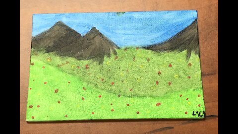 Lily's Paints Episode One: Mountains and Hills (Landscape)