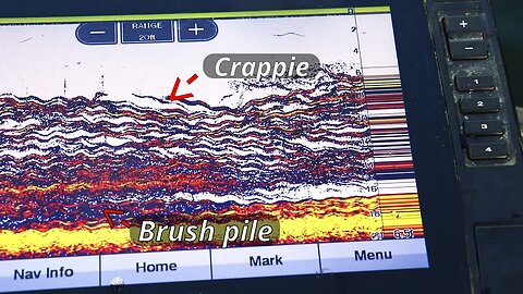 How to use 2D sonar to Find Crappie