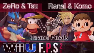 TSM|ZeRo & Tsu vs. Ranai & 2GG|Komorikiri - Wii U Doubles Grand Finals - FPS2