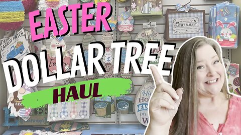 Dollar Tree Haul New Easter & Gardening Items/New Pots Garden Signs Garden Seeds Have Arrived & More