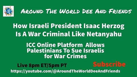 How Isaac Herzog Is Like Netanyahu, ICC Palestinians