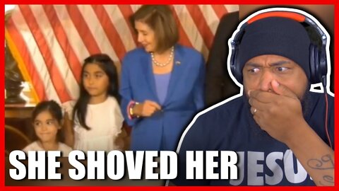 Why did Nancy Pelosi SHOVE this CHILD?