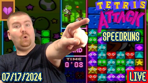 [Tetris Attack Speedruns] Wild Cards Wednesday: Blame Poochy For Scuff Edition, Doods!