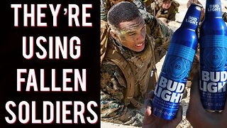 SICK! Bud Light EXPLOITING fallen soldiers to boost DYING sales! Anheuser-Busch hits a new LOW!