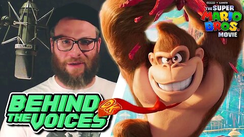 The Super Mario Bros. Movie Behind The Scenes Voices - Seth Rogen is Donkey Kong Promo