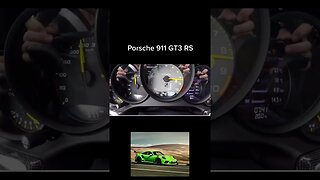 PORSHE 911 GT3 RS ACCELERATION