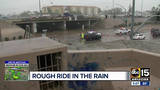 Heavy rainfall closes streets around the Valley