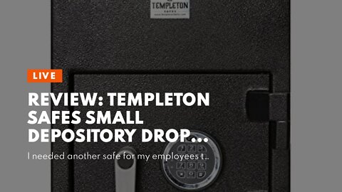 Review: Templeton Safes Small Depository Drop Safe With Electronic Multi-User Keypad Combinatio...